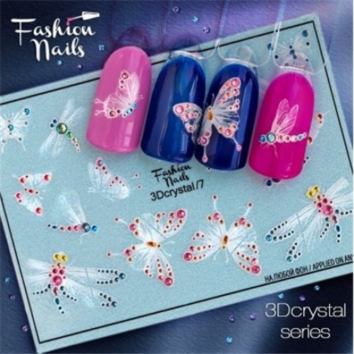 FASHION NAILS CRYSTAL 3D SLIDER 07